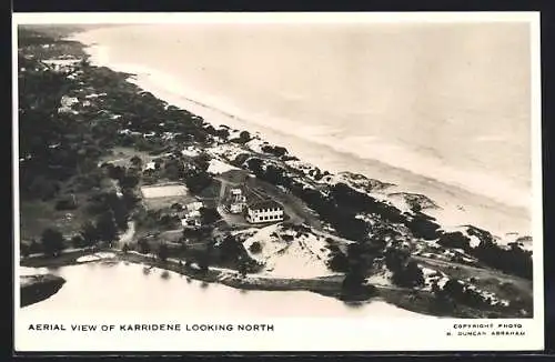 AK Karridene, Aerial view, looking north