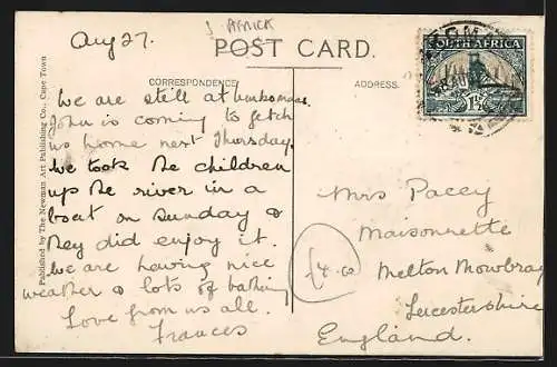 AK Umkomaas /Natal, River Scene