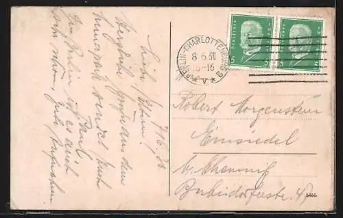 AK Berlin-Halensee, Das Luna-Café im Lunapark