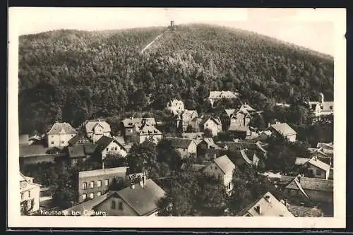 AK Neustadt bei Coburg, Ortsansicht aus der Vogelschau