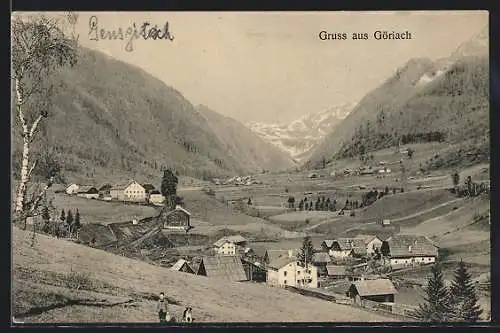 AK Göriach im Lungau, Gesamtansicht im Bergidyll