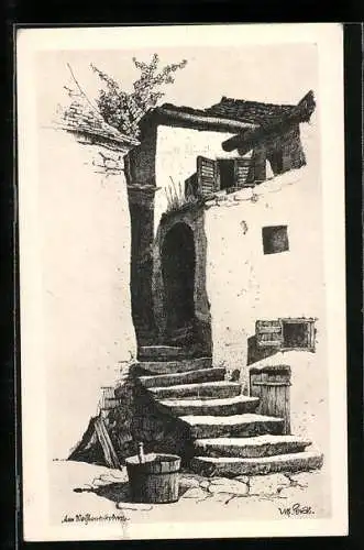 Künstler-AK Ulf Seidl: Aus Weissenkirchen