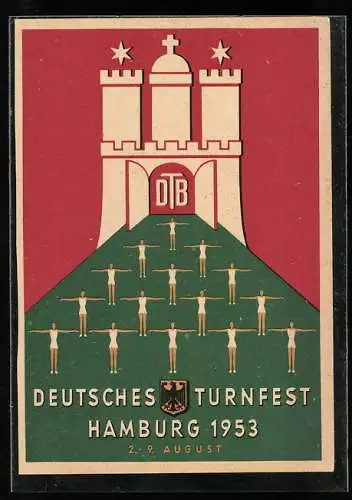 AK Hamburg, Deutsches Turnfest 1953, Wappen