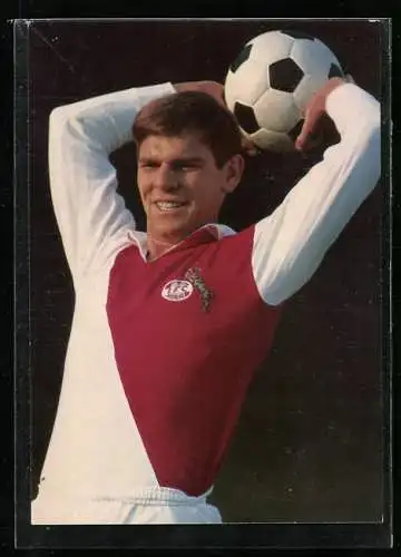 AK Portrait des Fussball-Spielers Wolfgang Weber