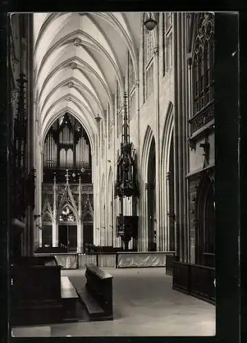 AK Admont, Stiftskirche, Blick zur Orgel