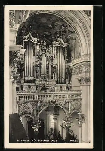 AK St. Florian, Bruckner Orgel in der Kirche