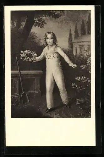 AK Wien-Schönbrunn, Gemälde von Herzog von Reichstadt im SChloss