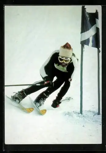 AK Grenoble, Riesenslalom 1968, Skifahrer Willy Favre