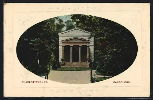 AK Berlin-Charlottenburg, Mausoleum im Park