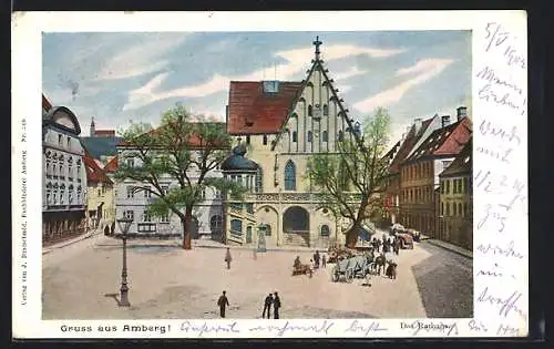 AK Amberg, das Rathaus