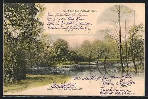 AK Berlin, Partie aus dem Friedrichshain