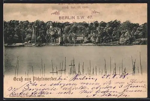 AK Berlin-Pichelswerder, Partie am See