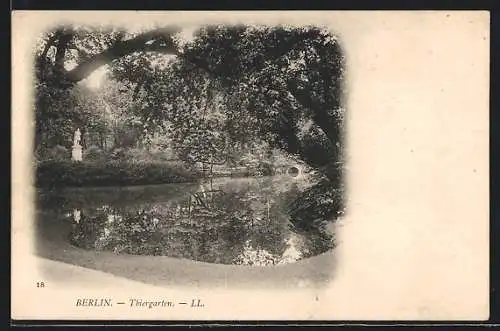 AK Berlin, Partie im Tiergarten