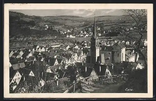 AK Calw, Blick über die Dächer