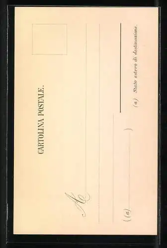 Künstler-AK Zeno Diemer: Desenzano, Leuchtturm bei stürmischem See