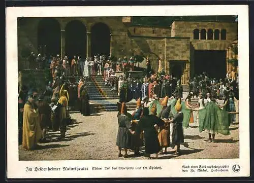 AK Heidenheim / Brenz, Heidenheimer Volksschauspiele im Naturtheater beim Schloss Hellenstein