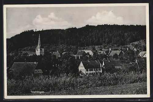 AK Trichtingen, Ortsansicht gegen die Wälder