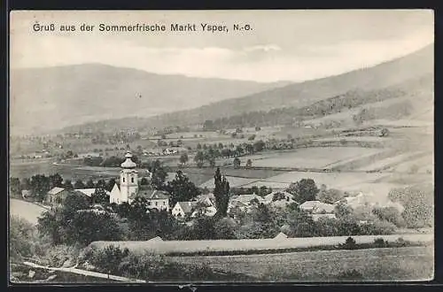 AK Ysper, Blick auf die Sommerfrische