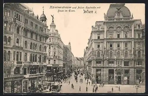 AK Wien I, Kärntnerstrasse und Palais Equitable