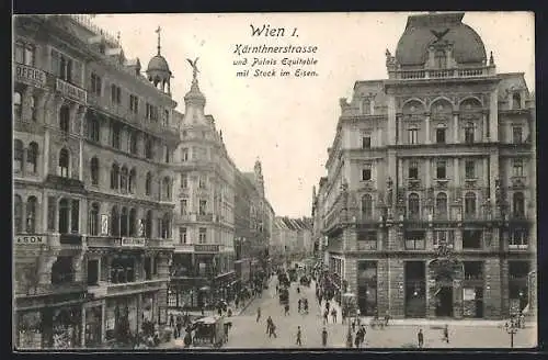 AK Wien I, Kärntnerstrasse und Palais Equitable