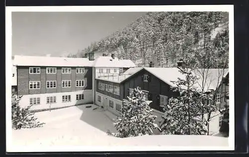 AK Puchberg a. Sch., Landesjugendheim im Schnee