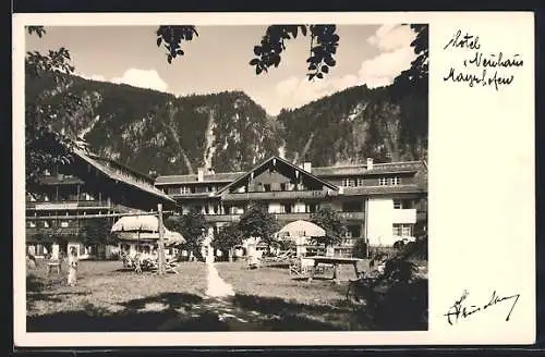 AK Mayrhofen /Zillertal, Ansicht vom Hotel Neuhaus