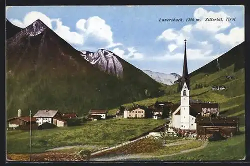 AK Lanersbach im Zillertal, Ortspanorama
