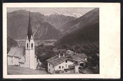 AK Finkenberg im Zillertal, Blick über den Ort