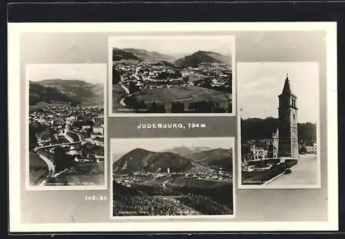 AK Judenburg, Teilansichten, Hauptplatz