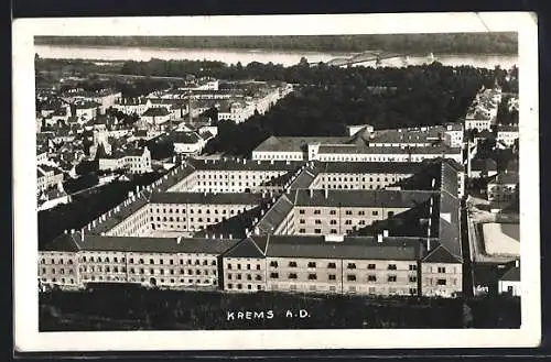 AK Krems a. D., Ansicht aus der Vogelschau