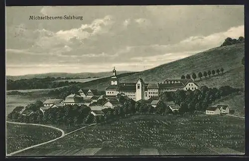 AK Dorfbeuern, Michaelbeuern aus der Vogelschau