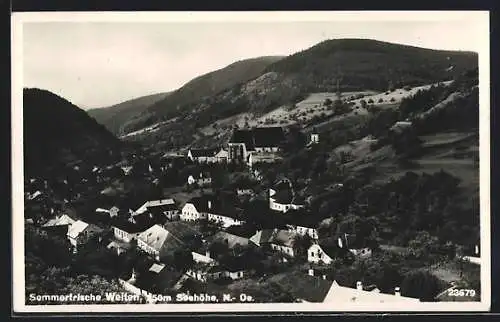 AK Weiten, Ortsansicht aus der Vogelschau