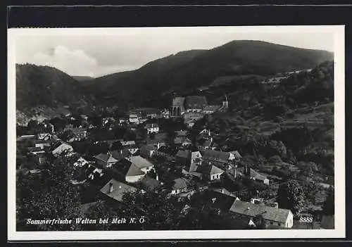 AK Weiten bei Melk, Blick über die Dächer