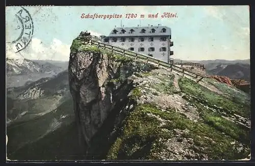 AK Schafberg, Schafbergspitze und Hotel