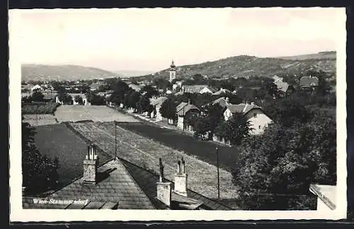 AK Wien-Stammersdorf, Ortsansicht mit Kirche