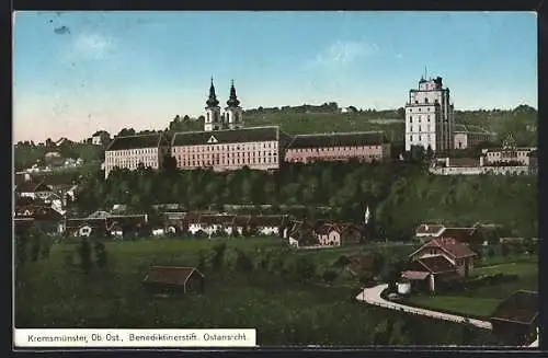 AK Kremsmünster, Benediktinerstift vom Osten
