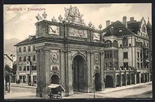 AK Innsbruck, Partie bei der Triumphpforte