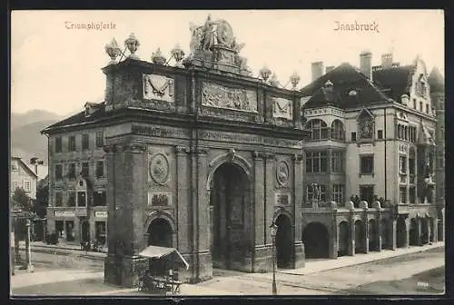 AK Innsbruck, Partie bei der Triumphpforte