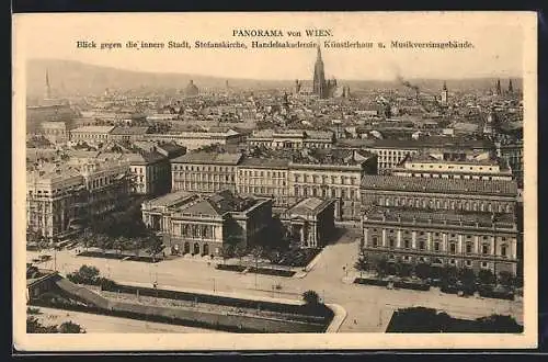 AK Wien, Panorama der inneren Stadt