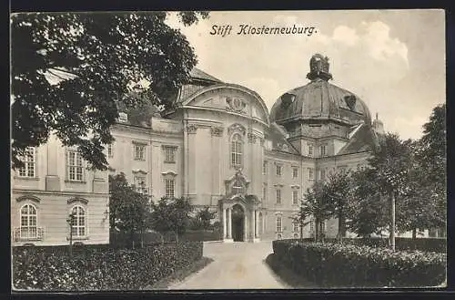 AK Klosterneuburg, Blick auf das Stift