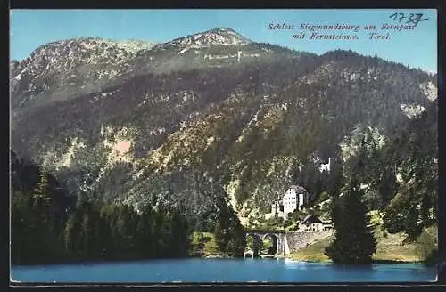 AK Nassereith, Schloss Siegmundsburg am Fernpass und Fernsteinsee