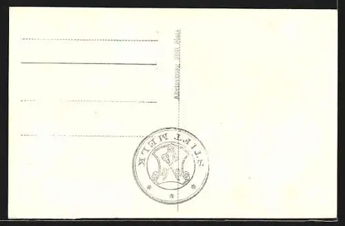 AK Melk a. d. Donau, Ortsansicht mit Blick aufs Stift