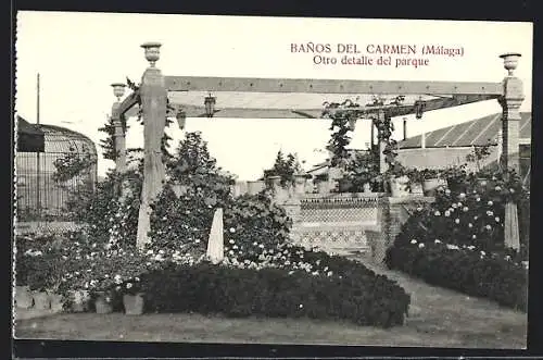 AK Malaga, Banos del Carmen, Otro detalle del parque