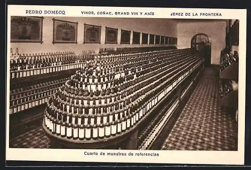 AK Jerez de la Frontera, Pedro Domecq, Cuarto de muestras de referecias