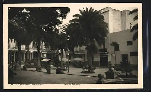 AK Las Palmas /Gran Canaria, Plaza de Cairasco