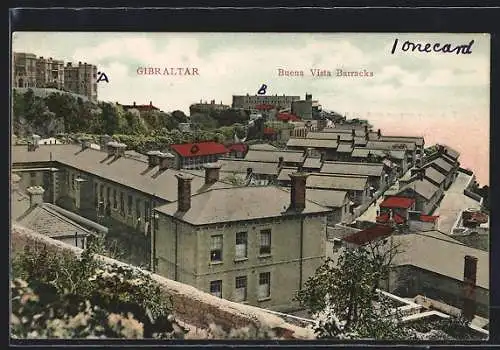 AK Gibraltar, Buena Vista Barracks, Kasernenansicht