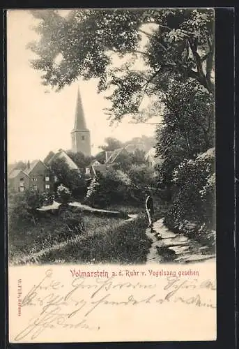 AK Volmarstein a. d. Ruhr, Ortsansicht v. Vogelsang gesehen
