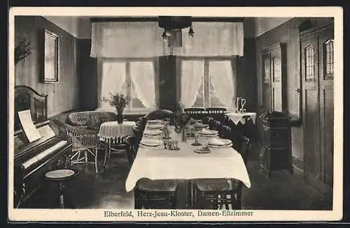 AK Elberfeld, Damen-Esszimmer im Herz-Jesu-Kloster