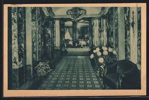 AK Berlin-Charlottenburg, Restaurant Weinstuben Kempinski am Kurfürstendamm, Innenansicht