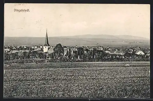 AK Dingelstedt, Gesamtansicht vom Feld aus